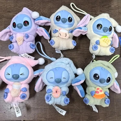 Caja ciega Kawaii Stitch Eat Something Before Sleep serie linda muñeca esponjosa regalo Foto 1 de 4
