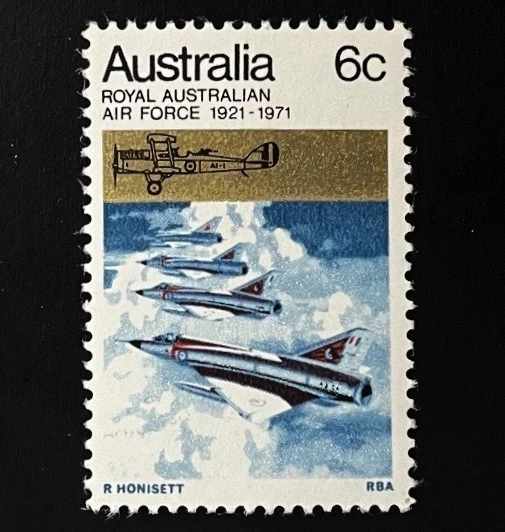 Sello de Australia 1971 Scott 499 Real Fuerza Aérea Australiana VF/XF MNH Foto 1 de 1