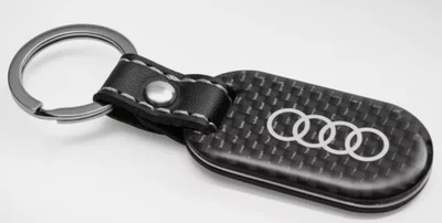 Llavero de fibra de carbono Audi - Audi (ZAW-087-610) gris carbón y negro Foto 1 de 2