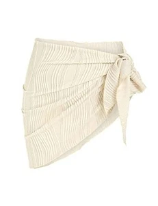 Women's Sarong Coverups Beach Wrap Sheer Bikini One Size 0-a-light Coffee - Picture 1 of 7