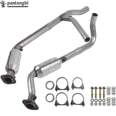 2x Convertidor catalítico izquierdo y derecho para Dodge Ram 1500 2004-2005 V6 3,7 L V8 4,7 L Foto 1 de 4