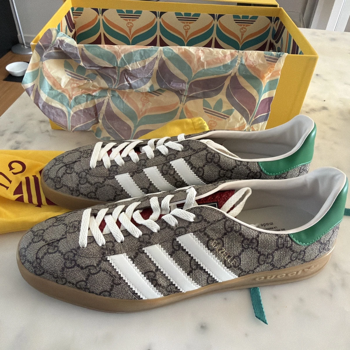 adidas Gucci x Gazelle GG Monogram for Sale | Authenticity
