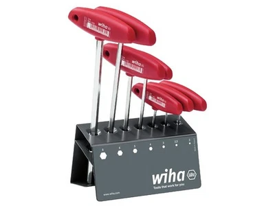 Wiha L-key with T-handle Set, 8 Piece WHA00953 - Image 1 of 4