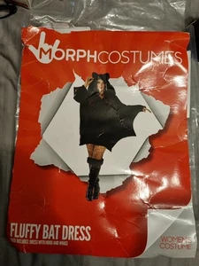 Morph Fluffy Bat Dress With Wings Costume, Women - Size XXXL - Picture 1 of 7