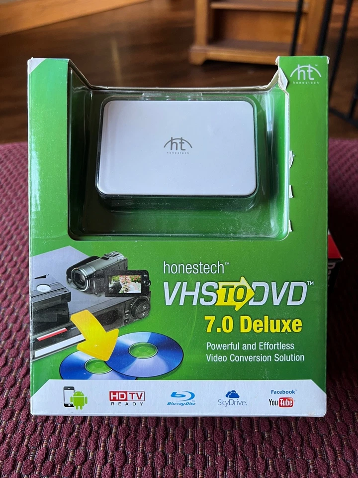 Honestech VHS to DVD 7.0 Deluxe Video Conversion USB Windows-Open Box - Image 1 of 1