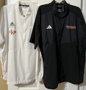 ULM Warhawks Adidas Team Issued XL Aeroready Short Jackets Monroe Louisiana - Picture 1 of 15