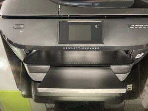 HP Officejet 5740 All-in-One Wireless Inkjet Printer Scan/Copy/Fax 1024pgs WORKS - Picture 1 of 20