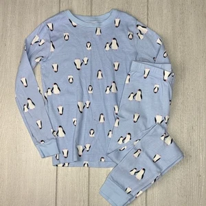 Carter’s pajamas size 10, 2 pieces long sleeves / pants - penguins - Picture 1 of 5