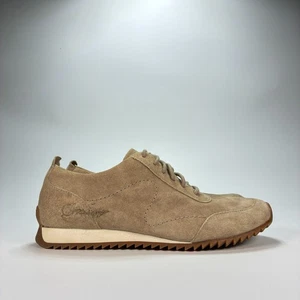 Born Lynn Sneakers Taupe Pelle Scamosciata Casual Scarpe Comode Donna Taglia 8,5M - Foto 1 di 11