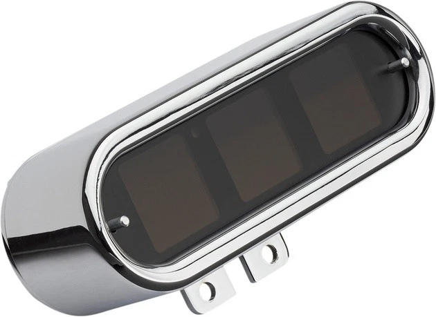 Dakota Digital Oval MLX-9000 Series Gauge Chrome #MLX-9404 Harley Davidson - Image 1 of 1