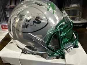 Ahmad Sauce Gardner Signed New York Jets Ghost Chrome Upgraded Rare Mini Beckett - Picture 1 of 15