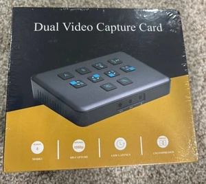 Dual Video Capture Card HDMI Live Stream Switcher, 4K 60HZ USB-C HDMI to USB 3.0 - Picture 1 of 4