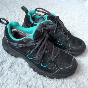 Salomon Tibai GTX Trainers Shoes UK6.5 Gore-Tex Walking Contagrip Boots Black - Picture 1 of 8