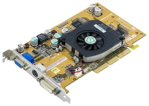 Graphics Card Asus NVIDIA GeForce4 MX460 64MB V8170PRO/TD/64M - Picture 1 of 2