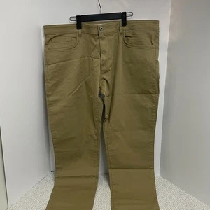 Pantalones chinos de algodón elástico Lacoste para hombre ajustados 42 X 34 beige caqui - Imagen 1 de 12