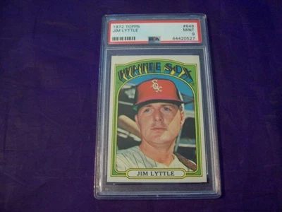 1972 TOPPS #648 JIM LYTTLE PSA 9 - Image 1 of 2