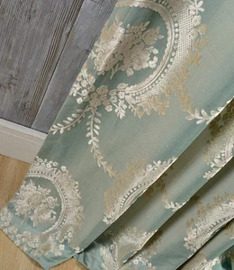 1 Pair Luxury Jacquard Semi-Blackout Curtains for Living Room,European - Picture 1 of 5