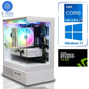 Gaming PC Bundle Intel i7 14700KF 64GB DDR5 4TB M.2 16GB RTX 5070 Ti Windows 11 - Picture 1 of 33