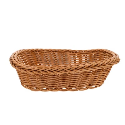Handgewebe ovale Formaufbewahrungskorb Kreativer Obst-Snack-Korb-Home-Angebot - Bild 1 von 4