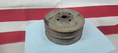 87-96 Ford F250 F350 7.5L 460 Doble Serpentina Bomba de Agua Polea Fabricante de Equipo Original Foto 1 de 3