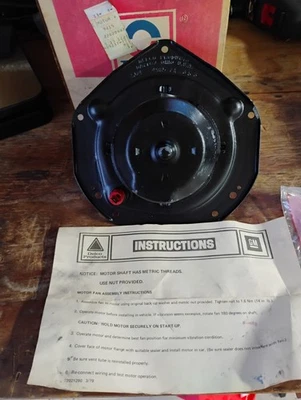 Двигатель вентилятора GM Delco новый из старых запасов 52461045 - Изображение 1 из 4