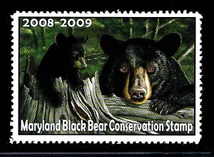 Maryland Conservation ""oso negro"" Mognh 2008 - en muy buen estado/xf - Imagen 1 de 1