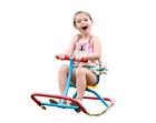 Kids Rocking Horse Rocking Chair Seesaw: Safe Home Playground Backyard Equipm...