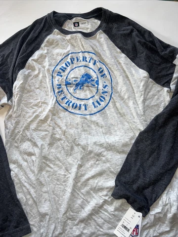 NWT Men’s Licensed Nike NFL Detroit Lions Long Sleeve T-Shirt Sa 2XL $25 Cover