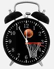Basketball Alarm Desk Clock 3.75" Home or Office Decor E227 Nice For Gift