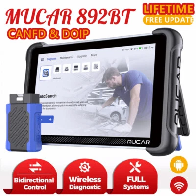 MUCAR E.CU Coding 892BT OBD2 Scanner Diagnostic Tool Bidirectional Full Systems - Image 1 of 4