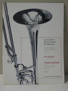 Pierre Max Dubois A Toute Coulisse Trombone Quartet Sheet Music Parts Billaudot - Picture 1 of 7