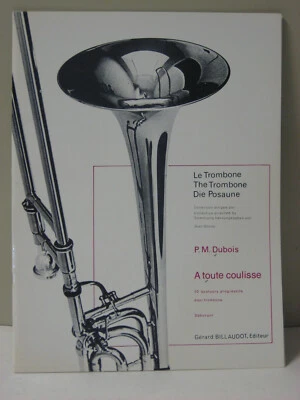 Pierre Max Dubois A Toute Coulisse Trombone Quartet Sheet Music Parts Billaudot - Image 1 of 4