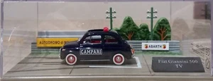 Die Cast 1/43 Modellino Auto FIAT GIANNINI 500 TV Diorama - Foto 1 di 1