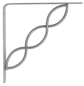 Knape & Vogt John Sterling Platinum Scroll Shelf Bracket 8 in. L 100 lb. - Case - Picture 1 of 1