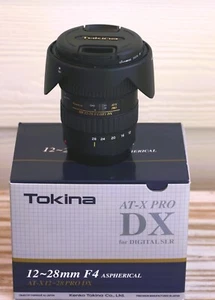 TOKINA AT-X PRO 12-24mm F/4 IF DX CEF LENS FOR APS-C SENSOR CANON EOS EF DSLRs - Picture 1 of 9