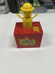 1950s Jack In The Bank Plastic Coin Bank The First National Bank Of Fort Worth - Picture 1 of 6