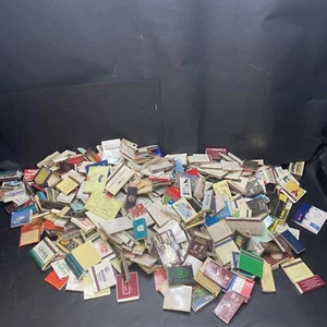 Joblot of 100 Random Vintage Antique Match Boxes Collectible Hotels, Restaurants - Picture 1 of 14