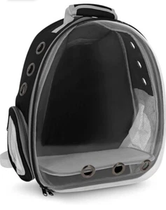 Brand New Pet Transparent Bubble Backpack Airline Approved Travel Carrier Blue - Picture 1 of 7