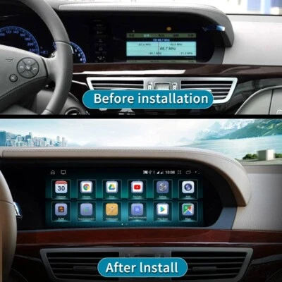 10,25" Screen 6+64GB Autoradio Für Mercedes Benz S-Klasse W221 Android Display - Bild 1 von 4