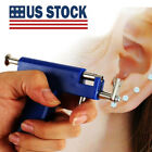 Ohrpiercing Pistole Kit Set Körper Nase Nabel Piercing Werkzeug mit 98 STCK. Ohrstecker Zum Selbermachen