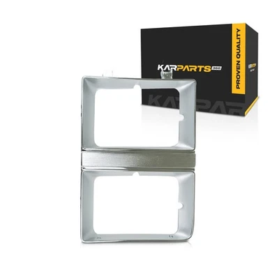 For GMC C1500/C2500/C3500 Headlight Door 1981 1982 Passenger Side Chrome - Image 1 of 4