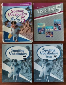Abeka 5th Grade Spelling Vocabulary - Picture 1 of 11