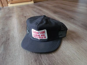 COLLECTIBLE BLACK ALADDIN STORE ALADDIN WY ADJUSTABLE TRUCKER BASEBALL CAP - Picture 1 of 2