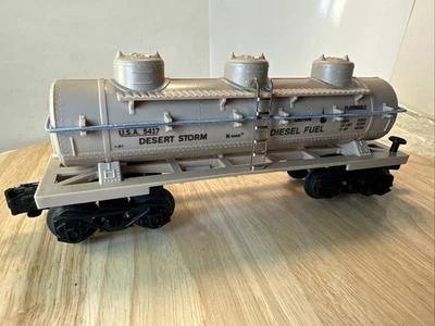 Coche tanque de combustible diésel K-LINE O GAUGE DESERT STORM TRES CÚPULAS ISA 5417 DE 1991 Foto 1 de 4