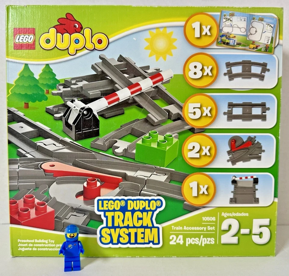 LEGO (10506) Duplo: Train Accessory Set -Track System New Sealed Retired - Image 1 of 4