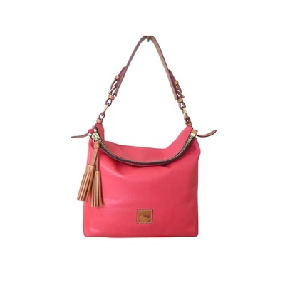 Bolso de Hombro Dooney & Bourke Coral Wexford Cuero McKenzie Hobo Borla Foto 1 de 4