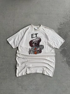 VINTAGE 80s E.T. THE EXTRA-TERRESTRIAL 1982 ORIGINAL MOVIE PROMO T-SHIRT Size L - Picture 1 of 9