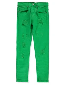 Evolution in Design Boys' Rip Jeans Color: green Size: 4 - Picture 1 of 1