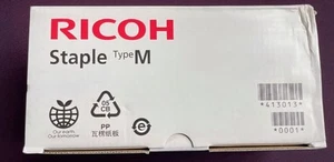Ricoh 413013 Type M Staple Cartridge 1 Box 5,000 Staples per Cartridge Genuine - Afbeelding 1 van 1