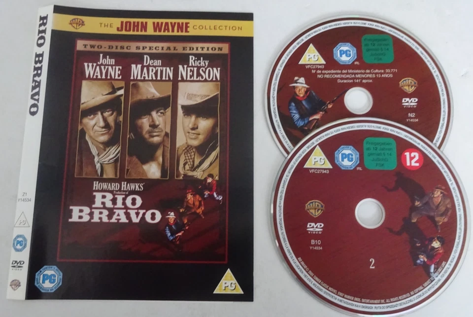 RIO BRAVO - 2 DISC SPECIAL EDITION DVD NO CASE - Image 1 of 2